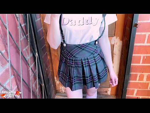 ❤️ Schoolgirl Sucks her dick deeply and fucks instead of classes. ️ Quality sex at us ❌️